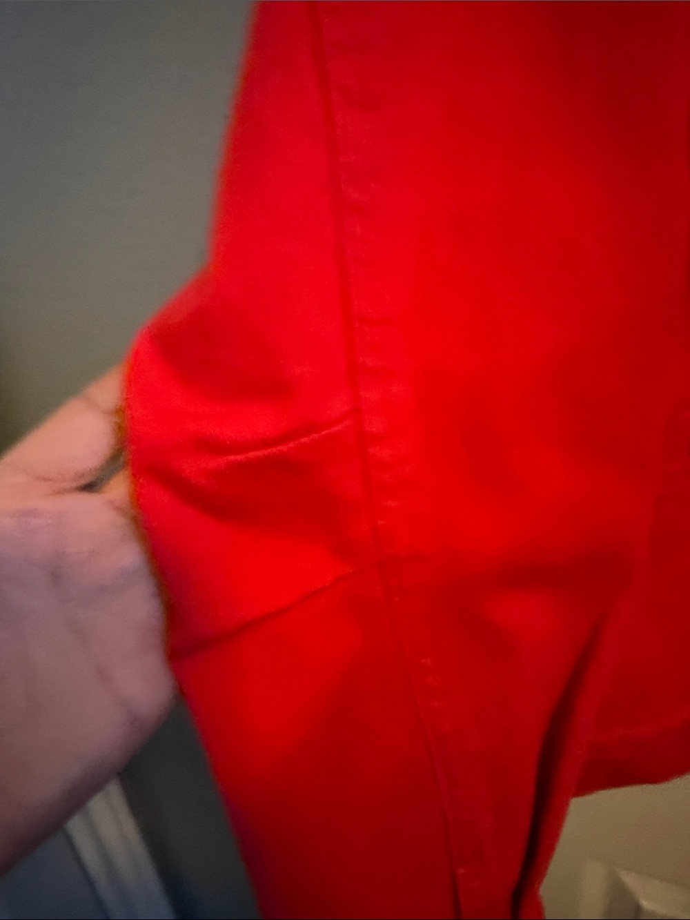 Free Assembly Red Cotton Jean Jacket - Picture 11 of 11